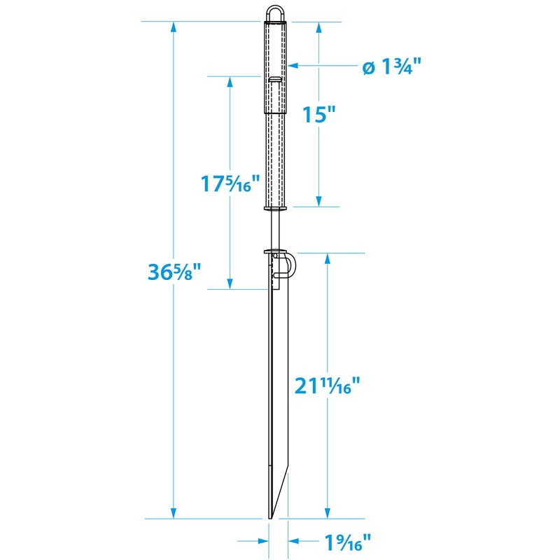 Seachoice Beach Spike in Galvanized Steel for PWC or Boat