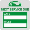 Oil Change Stickers Static Cling, MeshaKippa Green 60pcs Clear Oil