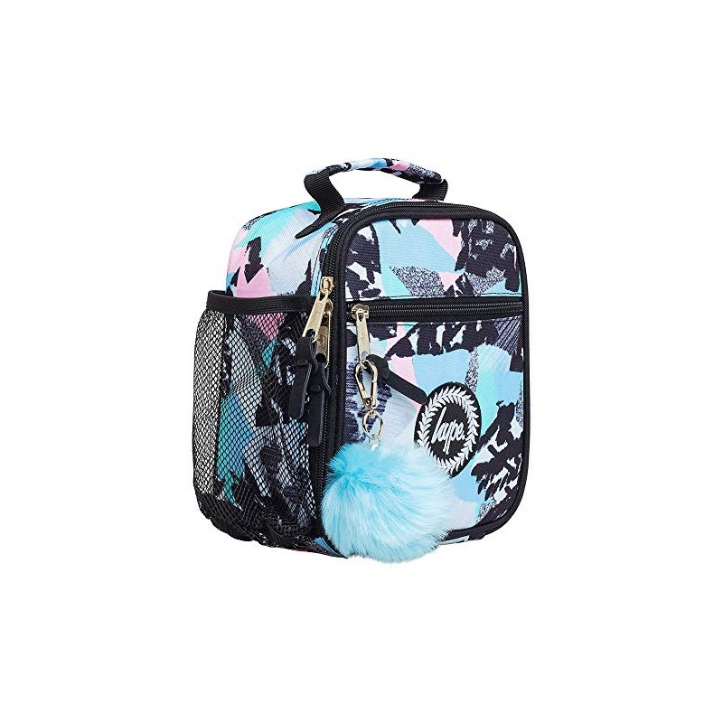 hype Bags Pastel Abstract Unisex Lunch Box in Multi-Coloured Size: