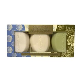 Crabtree & Evelyn Essentials Soap Trio La SOURCE GOATMILK GARDENERS NET WT 3 x 185g / 6.5 Oz
