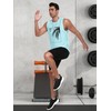 Bupekbee Mens Graphic Tank Tops Sleeveless Workout Gym Shirts Beach