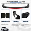 goodfitment Universal Front Lip for Car,Glossy Black Front Bumper Lip,