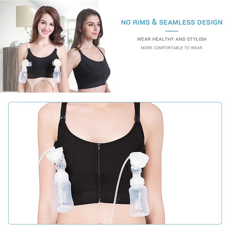 Hands Free Breastfeeding Special Bra without Steel Ring Breastfeeding Maternal