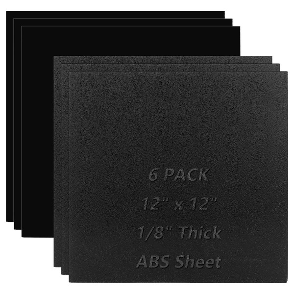 GBACHOOSE Pack of 6 Plastic Plates, 30 x 30 cm