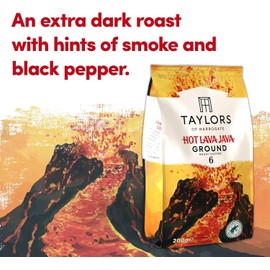 Taylors Ground Coffee (Each Pack 200g) Pick Any 3 from 12+ Flavours Inc. Latte, Espresso, Decaffe, Cafetiere, Lazy Sunday, Hot Lava Java, Rich Italian,Brasilia and More