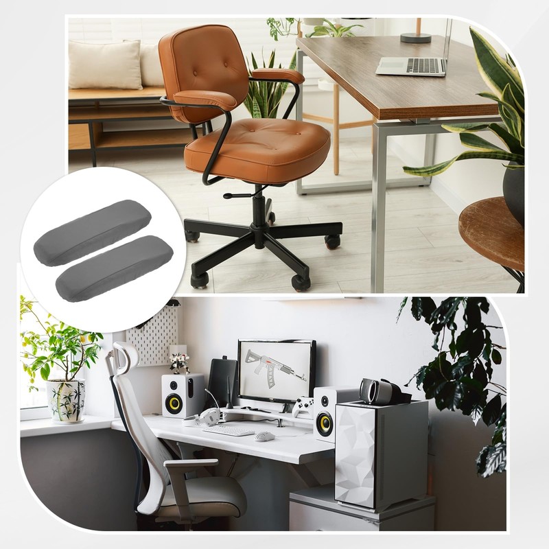 sourcing map Chair Armrest Slipcovers Covers, 32 x 8mm Polyester