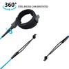 Surfboard Leash,Straight Rope Single Turn Surf Leash for Longboard,Paddleboard,Surfboards 5.5mm