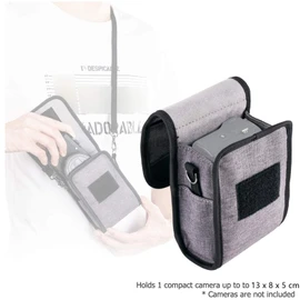 Compact Camera Pouch Case Bag for Sony ZV-1F ZV-1 ZV1 II RX100VII RX100VI RX100VA RX100V RX100IV III II Canon G7X III II G9X II SX740 SX730 SX620 SX610 Olympus TG-7 TG-6 TG-5 GR IIIx GRIII GR3 HDF