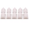CENPEK Pack of 10 Acrylic Jewellery Ring Display Stand Finger
