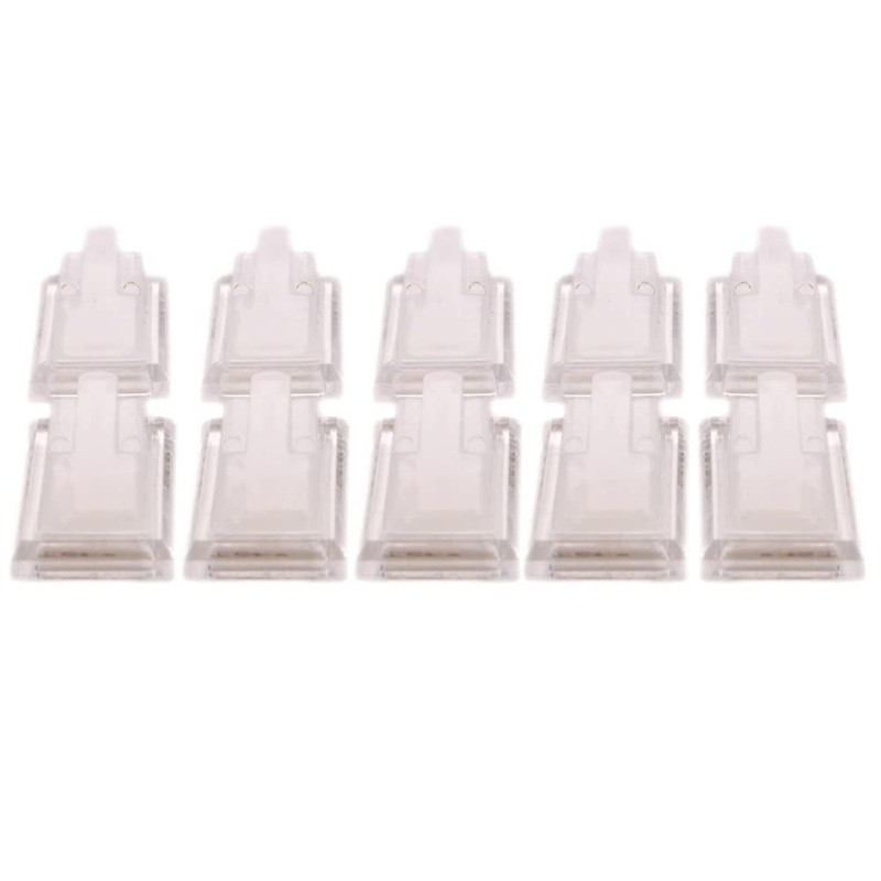 CENPEK Pack of 10 Acrylic Jewellery Ring Display Stand Finger