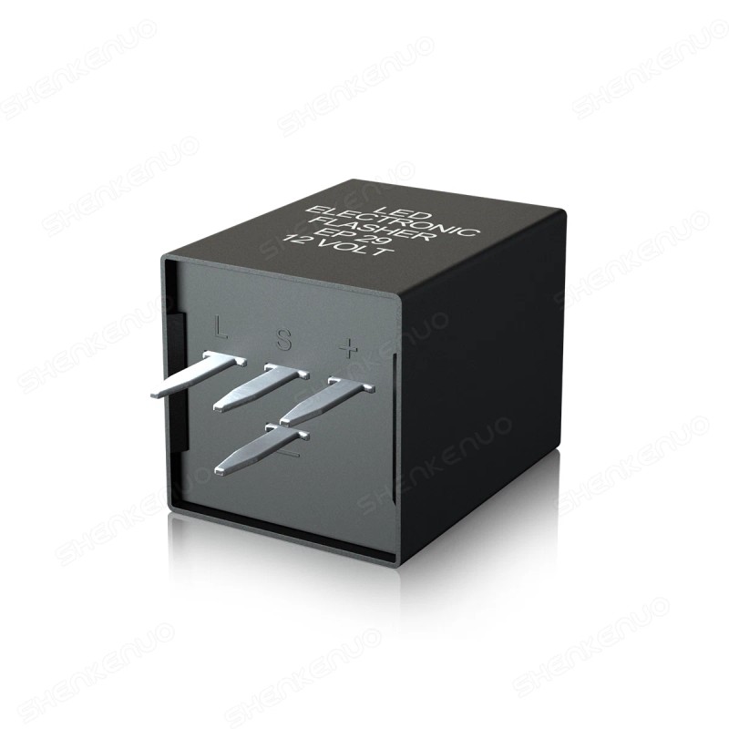 SHENKENUO 4-Pin EP29N LED Flasher Relay Fix Hyper Flash Turn