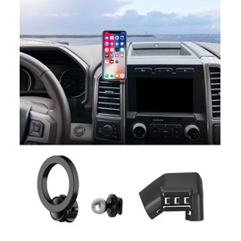 MaserWeller Car Phone Holder for 2015 2016 2017 2018 Ford F-150 Accessories, 360° Rotation Phone Mount Compatible with MagSafe, Cell Phone Holder Does Not Affect Air Vent