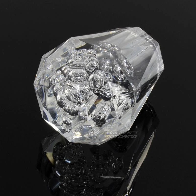 Clear Transparent Shift Knob Replacement JDM JDM Universal VIP Diamond