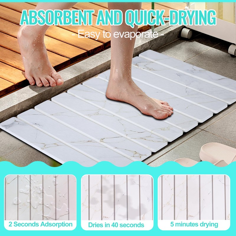 Stone Drying Mat for Kitchen Counter (Replacement Dish Rack), Drying