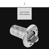Boat Filler Right Angle Clamshell 316 Stainless Steel Hardware for