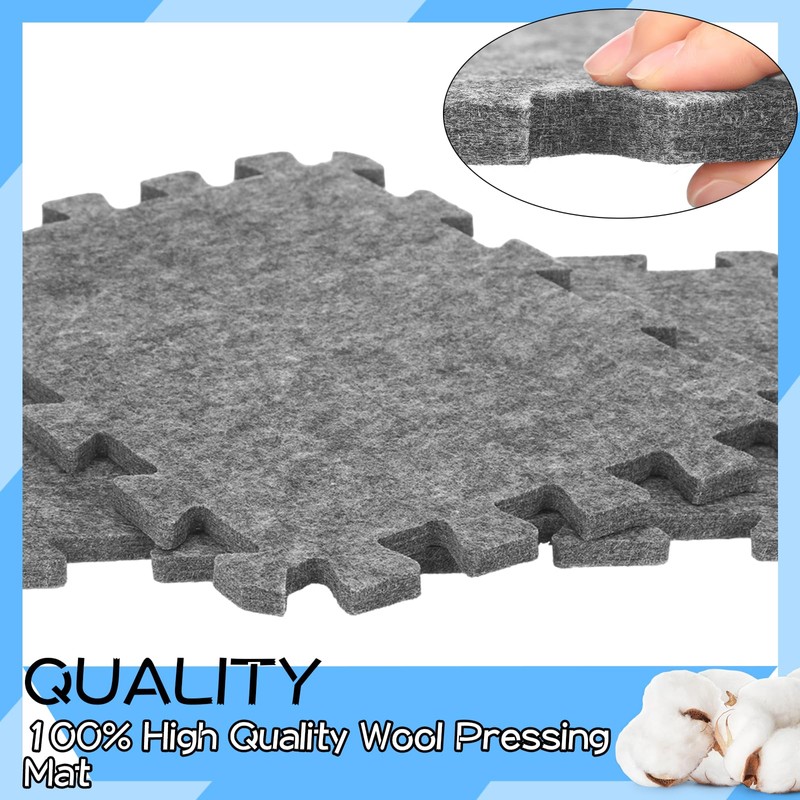 Ziliny 8 Pack Large Wool Pressing Mat 22" x 63"