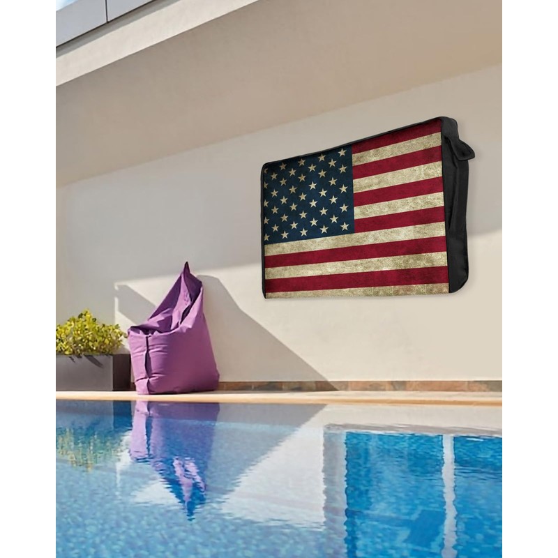 Outdoor TV Cover - American Flag Waterproof and Weatherproof 70"-75"