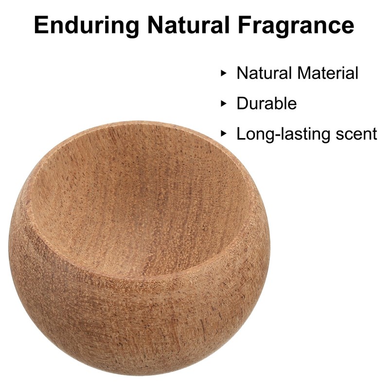 QUARKZMAN 2 Stück Holz Ätherisches Öl Diffusor Rosenholz Wobble Aroma