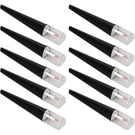 10pcs Eyelash Liquid Bottle, Empty Refillable Plastic Clear Bottle Container Eyelashes Tube, Bottle with Wand Applicators, Eye Gloss Liquid Tube Bottle