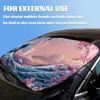 Anime Cherry Blossoms Car Front Window Sun Shield Great Wave