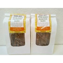 Trader Joe's 2 Packs Trader Joe's Five Seed Almond Bars 8 oz Each Pack