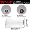 sourcing map Pack of 5 Hose Pipe Connection OD Quick