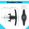 Truck Cap Camper Shell T-Handle Lock Latch Replacement Kit -