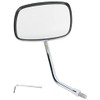 Emgo Ride Free Gold/Chrome Ridge Side Mirror w/Left Thread (20-31759A)