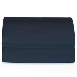 Keratta Waterproof Bedwetting Sheets, 100% Cotton, 2-Piece Set, Absorbent, Quick Drying, Naturally Derived Antibacterial, Dust Mites, 4 Corner Elastic Included, 8 Colors to Choose from, Baby Nursing (Single, 39.4 x 78.7 inches (100 x 200 cm), Navy)