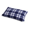 GIRAFFENLAND Lavender Pillow 30 x 20 cm, Flannel Checked Blue