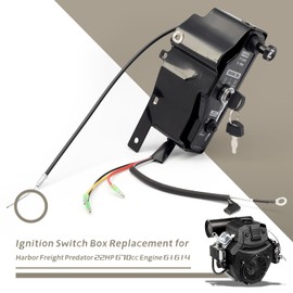 Ignition Switch Box Replacement for Harbor Freight Predator 22HP 670cc V-Twin Gas Engine 61614 Control Box/Throttle Cont