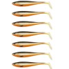 FOLANDO 7pcs Paddle Tail Fishing Lure Kit - Soft Plastic