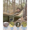 Sunyear Hammock Camping with Rain Fly Tarp and Net, Portable
