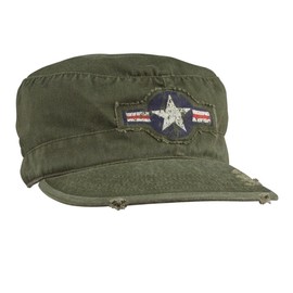 Rothco Vintage Air Corps Fatigue Cap (US, Alpha, Large, Olive Drab)