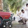 Garden Hose Reel Cart with 4 Wheels, Heavy Duty Garden