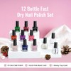 JODSONE 12 PCS Nagellack-Set mit 10 Farben Combo, 2 PCS