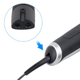 12V for Braun Shaver Charger Cable Series 9, 7, 5, 3, 1 Trimmer Beard, Epilator Silk-Epil 9/7 / 5, 3040s, 3010s, 300BT, 3000s, 3020s Razor and More