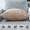 Topfinel Decorative Cushion Covers, Lumbar Cushion Covers, Plain, Chenille, with