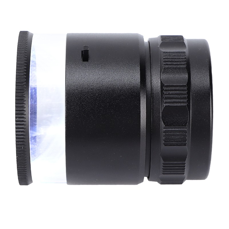 10X Loupe Measuring Magnifier 6LED Illuminated Jewelry Magnifying Glass USB