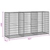 vidaXL Gabion Basket Steel 78.7" Outdoor Garden Patio Wall Wire