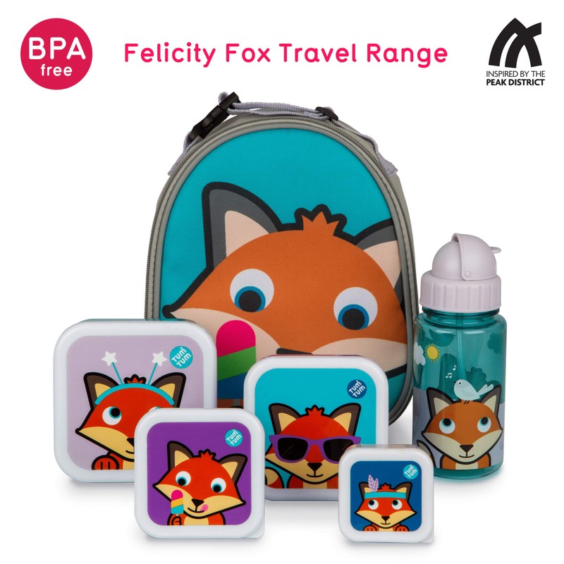 TUM TUM Children's Lunch Box Set – Square Lunch Boxes