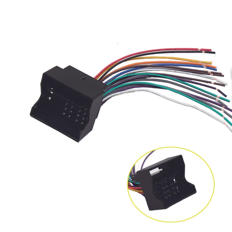 RED WOLF Car Dash Radio Stereo Install Wire Harness Connector