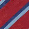 Com Size 98-85NG15-204 Regimental Stripe Necktie, red
