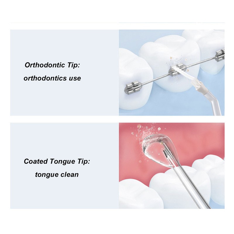 Electric Oral Irrigator 3 Modes 4 Nozzles 360 Degree Rotating