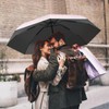 EEPLUYTY Umbrellas, Automatic Umbrella, Pocket Umbrella Open-Close with 8 Ribs,
