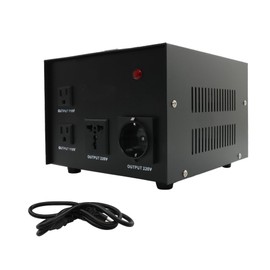 kimllier 1500W Voltage Transformer Converter Step Up 110V to 220V Step Down 220V to 110V Power Converter