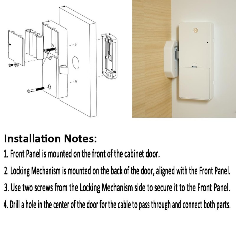 RFID Lock – Digital Keyless Cabinet Locks with Password &