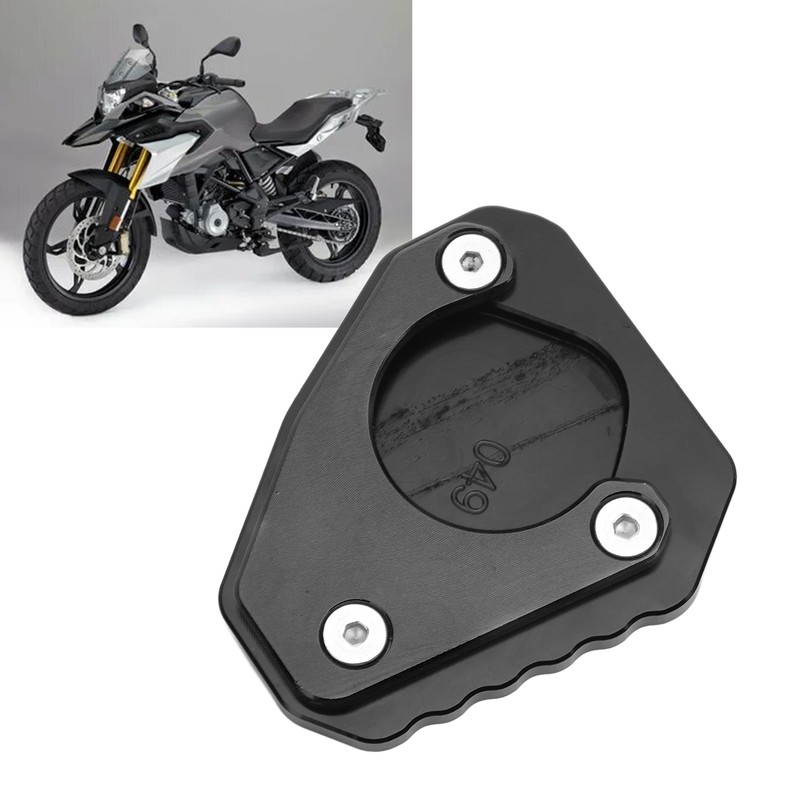 Motorcycle Kickstand Extender Pad Support Plate Aluminium Alloy Replacement for