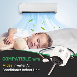 Rendrox WZDK58-38G Air Conditioning Motor SIC-55CVL-F159-1 DC Brushless Fan Motor, 58W 8P 1350r/min CCW 5 Wires for M-idea Inverter Air Conditioner