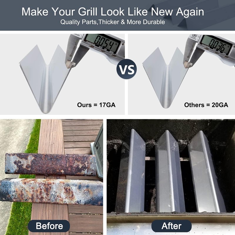 Criditpid Grill Replacement Parts for Weber Spirit I/II 200 with